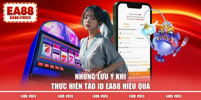 Những lưu ý khi thực hiện tạo ID EA88 hiệu quả